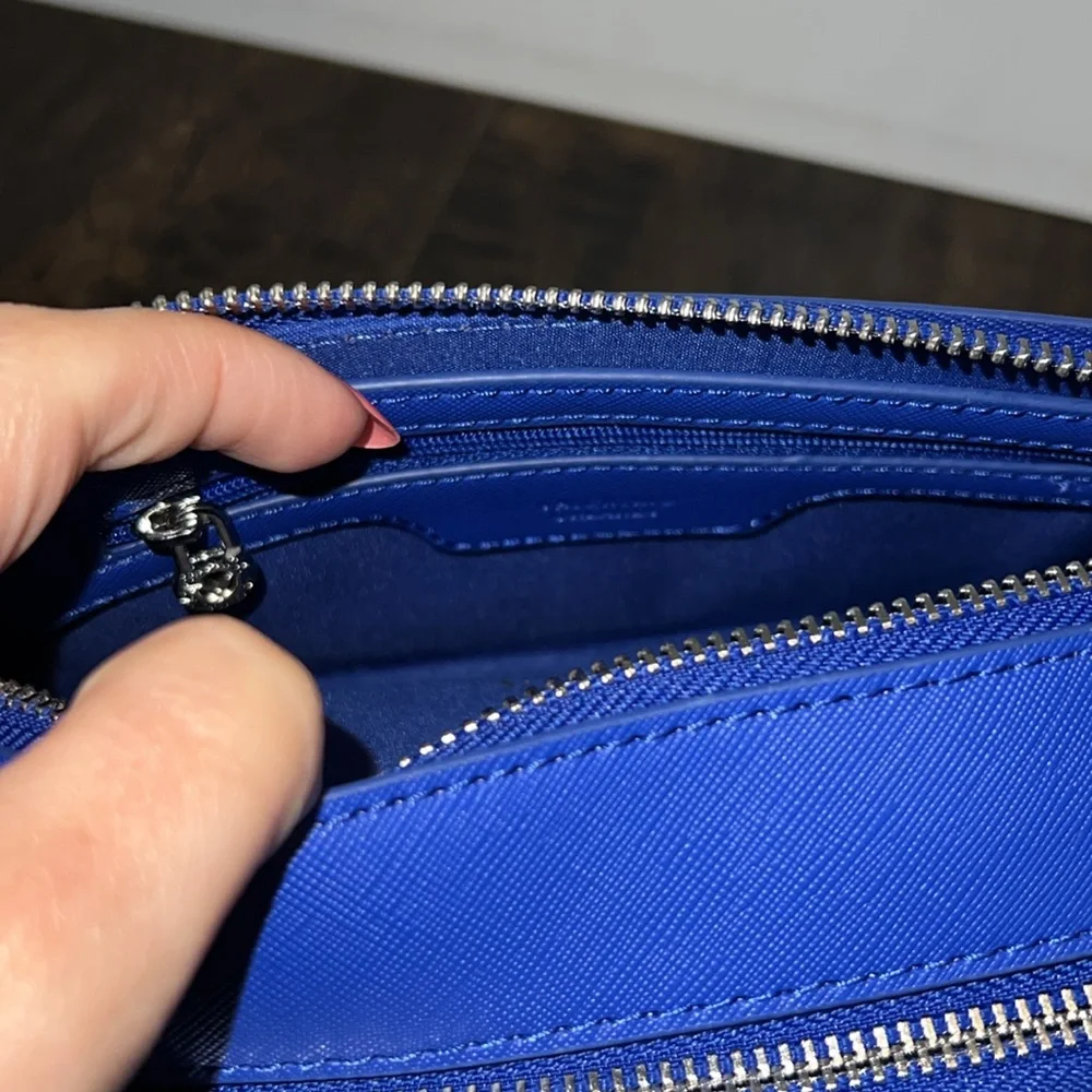 NWT Blue Studded Valentino Orlandi Camera Crossbody